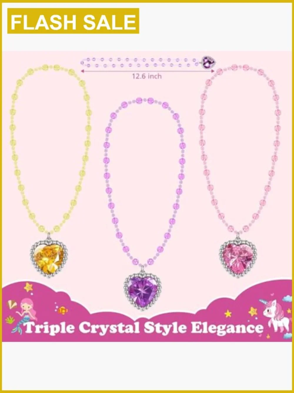 29pc Princess Jewelry Set for Girls Dress Up Play